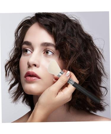 1pc Makeup Brush Portable Powder Brush Makeup Blush Makeup Foundation Simple Cosmetic Brush Foundation Blush Delicate Makeup Tool Facial Bristles Travel Artificial Fiber The Face - Buy Online on GoSupps.com