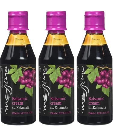Messino Balsamic Vinegar Greek Glaze Pack of 3 x 250 ml (Total: 750 ml) - Buy Online on GoSupps.com