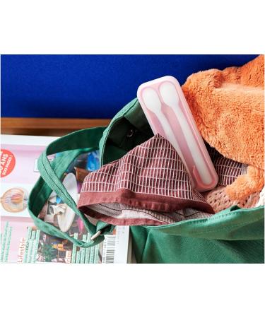 Mepal MiO Toddler Feeding Spoon Set - Dishwasher Safe & BPA Free Baby Cutlery - Little Farm Design - 2 Piece Set - Buy Online on GoSupps.com