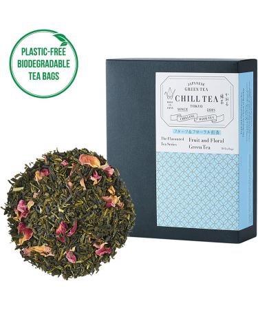  CHILL TEA Tokyo Fruity and floral green tea from CHILL TEA Tokyo - 100% Japanese loose leaf green tea with rosehip - 100% plastic-free tea bags - Lightly fruity flavor (30 tea bags) - Buy Online on GoSupps.com