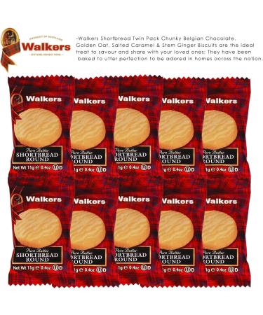 Walkers Shortbread Rounds X10 | Annas Original Almond Thins Biscuit | Meredith & Drew X5 | Twinings English Breakfast Envelope (50-Sachets) | In a Blue Luxurious Gift Hamper - Buy Online on GoSupps.com