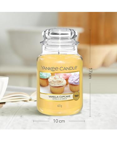 Yankee Candle Vanilla Cupcake Large Jar - 150 Hours Burn Time | Scented Candle for Home D cor & Relaxation - Shop Internationally - Buy Online on GoSupps.com