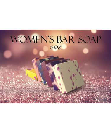 Natural American Goddess Women's Bar Soap 6pk 100% All Natural, Perfume Scents, Essential Oils, Organic Shea Butter, Made in USA - Woman Soap 5 oz - Buy Online on GoSupps.com