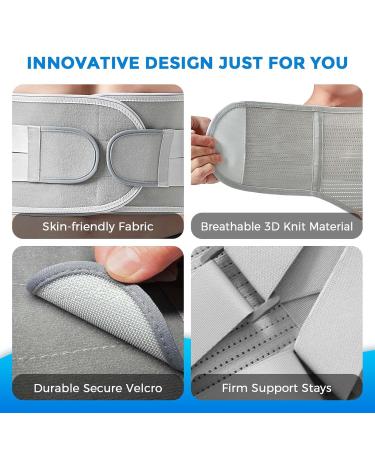 Back Brace for Men and Women Back Support Belt for Lower Back Pain Relief Scoliosis Sciatica Herniated Disc Heavy lifting Lightweight Breathable Lumbar Support with Dual Adjustable Straps (Medium) - Buy Online on GoSupps.com