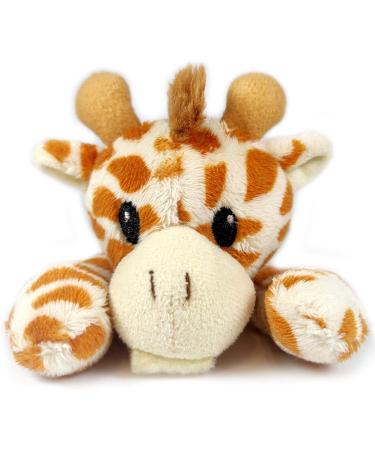 Detchable Giraffe Orange Plush Animal Pacifier Holder for Soothie Infant Pacifiers - Buy Online on GoSupps.com