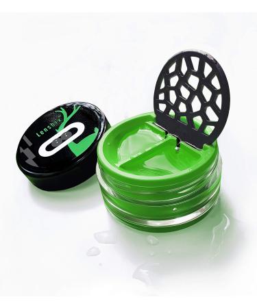 Lensbix contact lens case. The perfect gift for contact lens wearers. The innovative way to store your lenses. Green Deer (green)