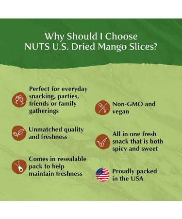 Dried Mango Chili Crystallized Slices - Non-GMO 2 lbs - Spicy and Sweet Snack - Buy Online on GoSupps.com