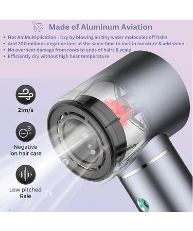 5-in-1 Ionic Coanda Blow Dryer & Hot Air Styler - High Speed 120 000 RPM Multistyler Hair Tools - Curling Wand Straightener & Volumizing Brush in Silver - Buy Online on GoSupps.com