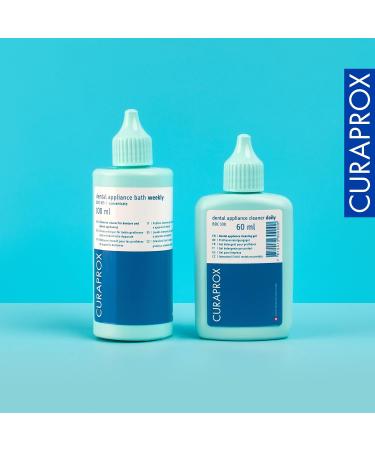 Curaprox BDC 105 Braces & Denture Cleaner - 100 ml | Effective Weekly Oral Care | International Shipping Available - Buy Online on GoSupps.com