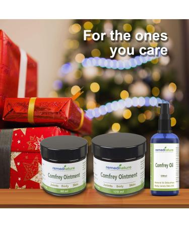 Remedinature Comfrey Ointment 2oz - Natural & Odourless Body, Joint, and Skin Salve - Buy Online on GoSupps.com