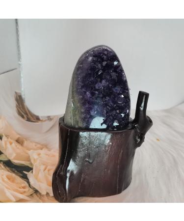 Room Decoration Home Decoration Natural Amethyst Geode Quartz Cluster Crystal Specimen Stones 800-1000g - Buy Online on GoSupps.com