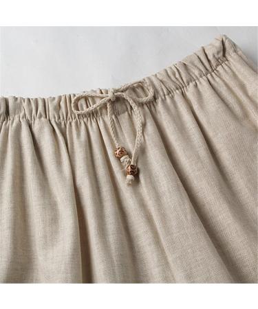 Shanghai Story Men's Linen Kung Fu Pants Tai Chi Trousers - X-Large Beige - Buy Online on GoSupps.com