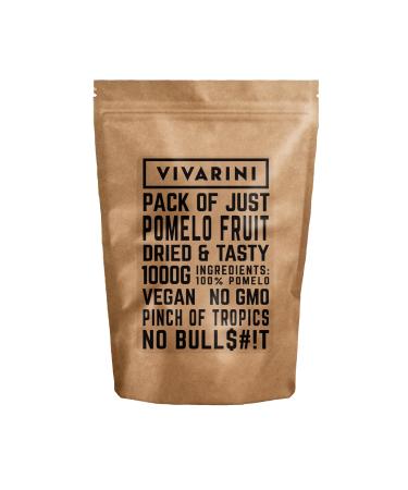 Vivarini Candied Pomelo 1kg | Sweet and sour, exotic flavor | Healthy snack | Ideal complement to infusions, dishes and desserts | Valuable source of nutrients | Candied pomelo in cubes | 1000g