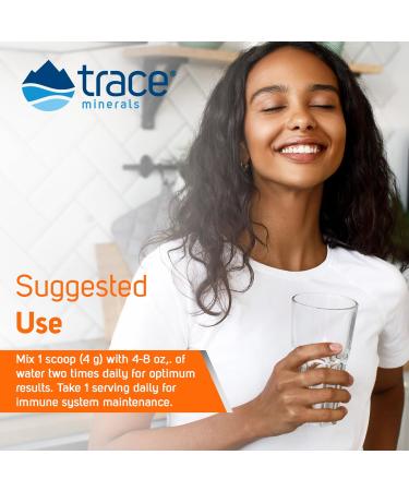 Quercetin + Zinc Powder with Trace Minerals for Immune & Respiratory Support | Vegan & Gluten Free | Orange Cream Flavor - Buy Online on GoSupps.com