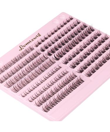 Eyelashes Manga Lashes - DIY Cluster Extensions D Curl & Natural Wispy Styles | Fluffy Individual Eyelash Extensions by LVMixWig L04-Manga - Buy Online on GoSupps.com