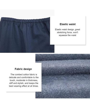Daily Wear Full Open Patient Care Pants - Easy Wear Double-Headed Zipper for Fracture Patients Elderly - Royal Blue Size M - Buy Online on GoSupps.com