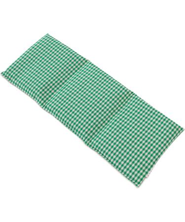 Buy Organic Spelt Pillow 20x50cm - Large 3-Chamber Heat Pad - Green-White Checked | International Shipping - Buy Online on GoSupps.com