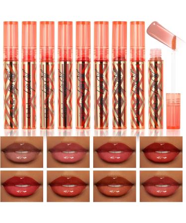 INTEROOKIE Beauty Hydrating Hydrating Lip Gloss Naturally Lasting Water Lip Glaze for Explosive Mirror Shine 5 - Buy Online on GoSupps.com