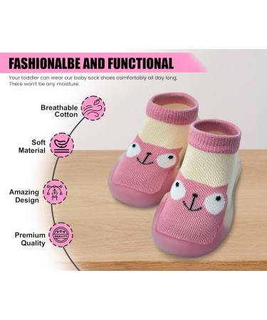 Dookeh Baby Shoes Soft Sole Sneakers 18-24 Months - Pink - Buy Online on GoSupps.com