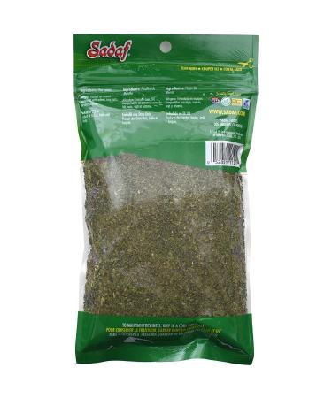 Sadaf Mint Leaves Cut 3 oz - Dried, Sifted, Kosher & Halal - No Stems - Resealable Bag - 1 Pack - Buy Online on GoSupps.com
