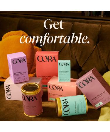 Cora Menstrual Period Cup, Comfortable, Easy to Use, Soft, Medical Grade  Silicone, Flexible Fit