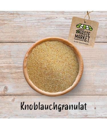 1 kg Garlic Granulate - Premium Coarse Spice | Aroma & Flavor | TASTE MARKET - Buy Online on GoSupps.com