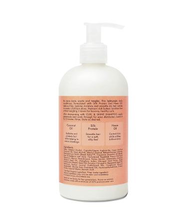 SheaMoisture Coconut Hibiscus Curl Shine Conditioner 13oz - Moisturize & Define Curly Hair - Buy Online on GoSupps.com