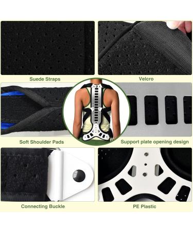 Posture Corrector Back Support for Hunched Back & Kyphosis - Vertebral Compression Relief for Men & Women (Medium - Buy Online on GoSupps.com