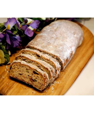 1-800-Bakery's Stollen German Rum Cake  Bakery Fresh 2.0 Lb 12 Inch / Serves 16 Slices - Buy Online on GoSupps.com