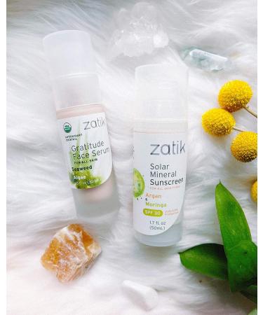 ZATIK Argan & Moringa Unscented Solar Mineral Sunscreen 1.7oz - Buy Online on GoSupps.com