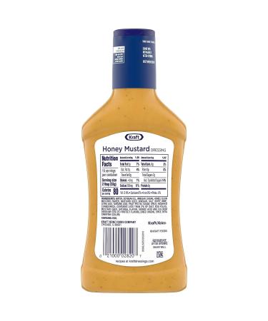 Kraft Honey Mustard Salad Dressing 16 fl oz Bottles - 6 Pack | Shop Now - Buy Online on GoSupps.com