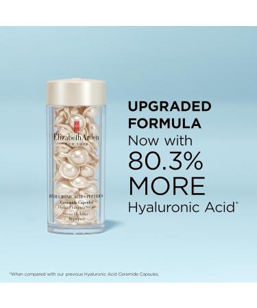 Elizabeth Arden Hyaluronic Acid + Peptides Ceramide Capsules Hydra-Plumping Serum 30 Capsules 0.47 fl oz - Buy Online on GoSupps.com