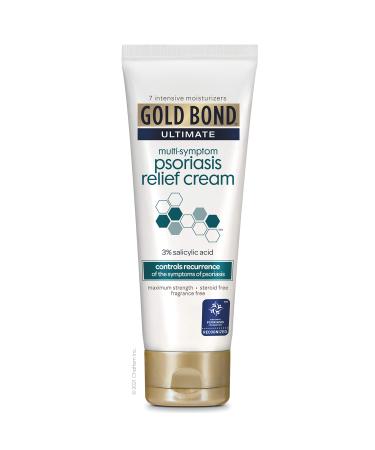 Gold Bond Ultimate Multi-Symptom Psoriasis Relief Cream for Itchy & Scaling Skin, 4 oz. 4 Ounce (Pack of 1)