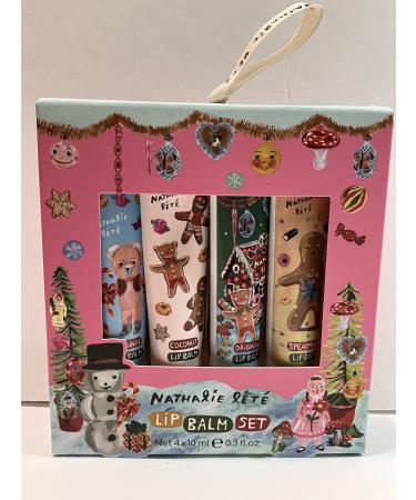 Heathcote & Ivory Nathalie Lete Festive Assorted Lip Balms Set
