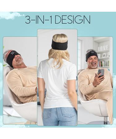 Steen Bluetooth Sleep Headphone - Wireless Sleep Mask with HD Stereo Speakers & Noise Cancellation | Ideal for Sleeping Workouts & Side Sleepers - Buy Online on GoSupps.com