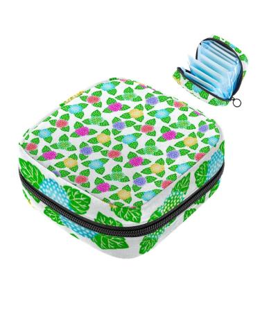 Women bands storage pocket menstrual cup pocket girl travel big capacity make-up women bandage organizer Japanese pattern flower green purple yellow red