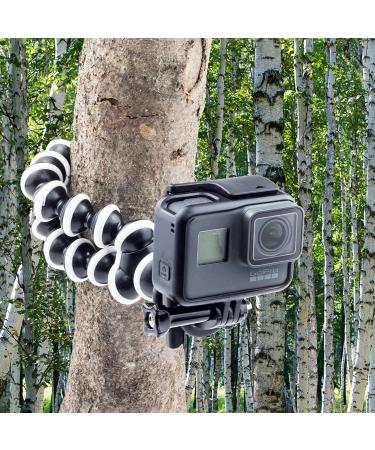 Digicharge 10 Octopus Flexible Tripod Camera Stand for GoPro, Akaso, Apeman - Compatible with Various Action Cams - Buy Online on GoSupps.com