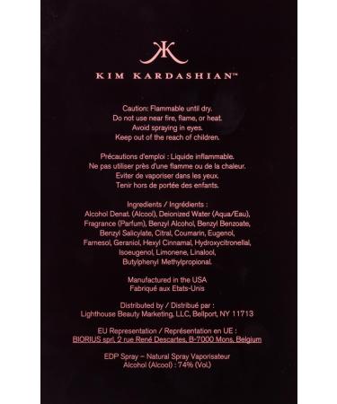 Kim Kardashian for Women By Kardashian Edp Spray 3.4 Ounce 3.4 Fl Oz (Pack of 1) - Buy Online on GoSupps.com