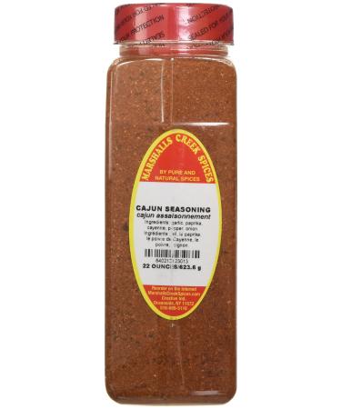 Marshalls Creek Spices Seasoning Cajun No Salt XL Size 22 Ounce