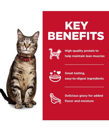 Hill's Science Diet Wet Cat Food Pouches Variety Pack 12 Count - 1 Pack - Buy Online on GoSupps.com