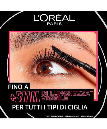  L'Oreal Paris L'Or al Paris Telescopic Lift Stretch Volumizing Mascara Vegan Formula with Ceramide Complex Light Texture Against Lumps or Deburrs for All Types of Lashes Black - 3 - Buy Online on GoSupps.com