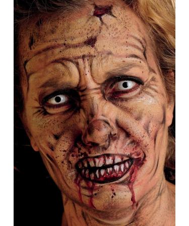 Eyecatcher Colored Contact Lenses - 12 Month White Zombie Pair for Halloween Carnival & Mardi Gras - Buy Online on GoSupps.com