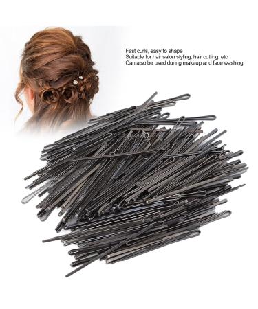 Alloy Flat Hair Needles | Black Reusable Hairpins for Quick Curls & No Damage | Easy Hair Shaping - International Shipping - Buy Online on GoSupps.com