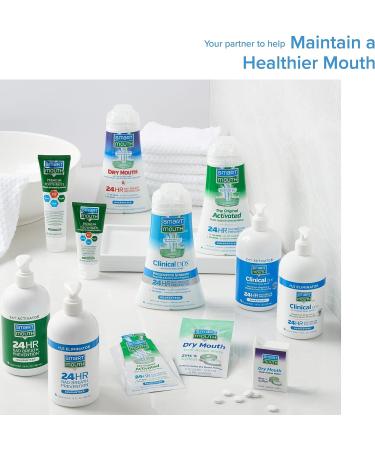 SmartMouth Original Activated Mouthwash - 24-Hour Bad Breath Protection - Fresh Mint - 16 Fl Oz - Buy Online on GoSupps.com