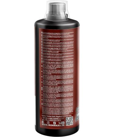 Ironmaxx Carnitine Pro Liquid - Strawberry 1000ml | 1500mg L-Carnitine per Serving | Pre-Workout Energy & Ideal for Diets | Buy Now! - Buy Online on GoSupps.com