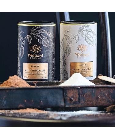Whittard of Chelsea Luxury White Hot Chocolate Gift Set Bundle with Luxury White Hot Chocolate Mini Marshmallows & Glass Mug with Rose Gold Spoon Hot Chocolate Gifts for Her/Him - Buy Online on GoSupps.com