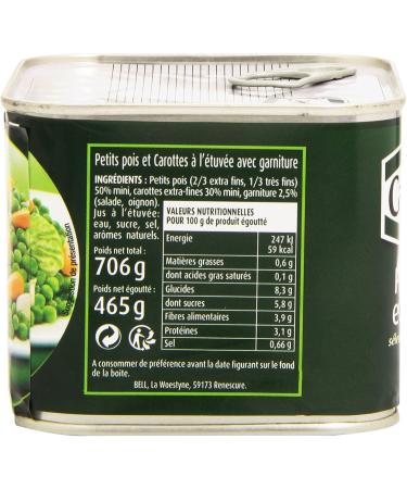  Cassegrain Cassegrain Small Peas Carrots 709 g Box - Pack of 6 - Buy Online on GoSupps.com