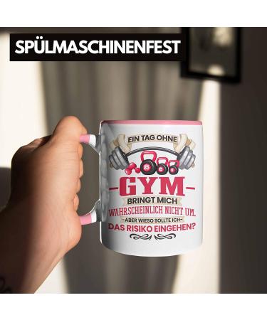 Buy Trendation Gym Mug - Perfect Fitness Gift for Fitness Enthusiasts (Pink) - International Shipping Available - Buy Online on GoSupps.com
