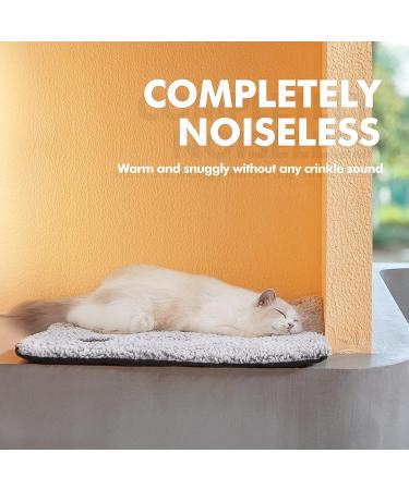 Self Warming Cat Bed with Removable Cover - Extra Warm Thermal Pet Pad - Non-Slip Bottom - Washable - 24 x 18 inch - Buy Online on GoSupps.com