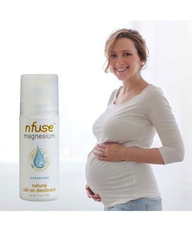 nfuse Natural Magnesium Roll-on Deodorant | Aluminum-Free, Unscented & Fragrance-Free | Calm & Replenish - Buy Online on GoSupps.com